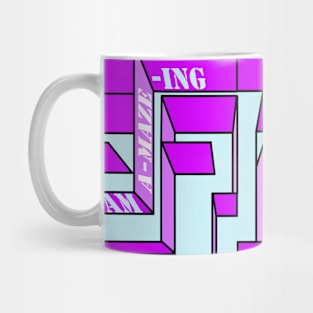 I am a-MAZE-ing - Purple Mug